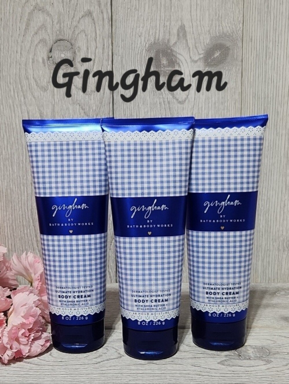 Bath & Body Works Gingham Body Cream X3